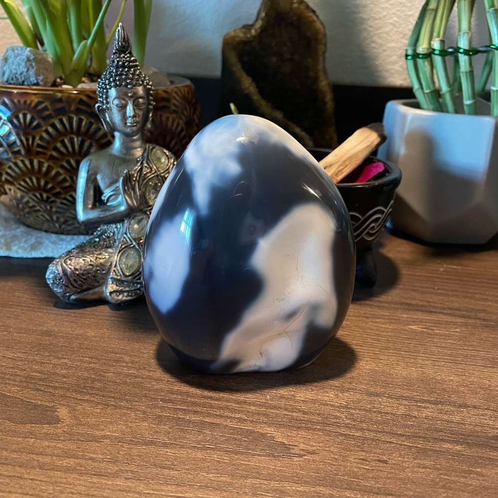 Orca Agate Freeform w/ caves- brown
